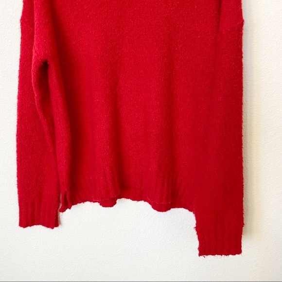 Anthropologie Red Crew Neck Sweater - Picture 6 of 11